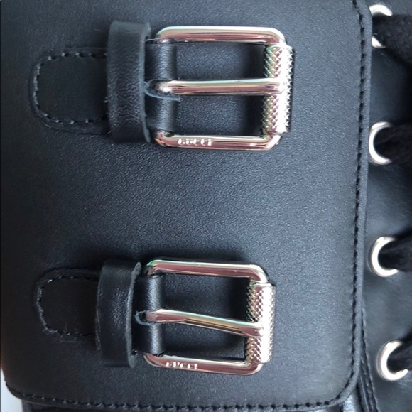 Gucci frances GG Matelssse platform combat boot - Picture 9 of 13